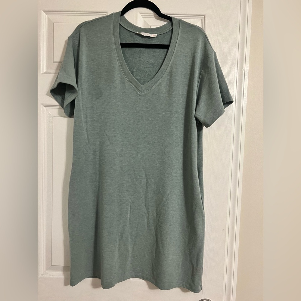 Lush Sage Green Mini Dress